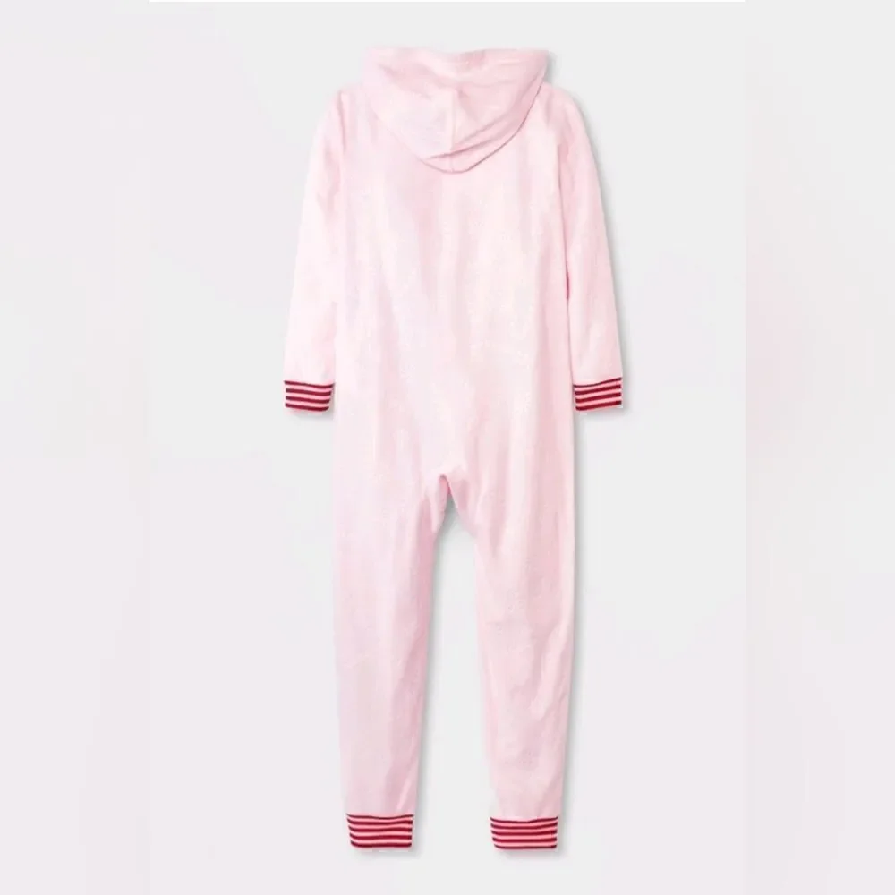 New Girls Christmas Union Suit - Cat & Jack, Pink